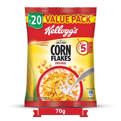 Kellogg's Corn Flakes Original, High in Iron, High in B Group Vitamins ...