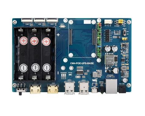 For Raspberry Pi Compute Module 4 Poe Ups Uninterruptible Power ...