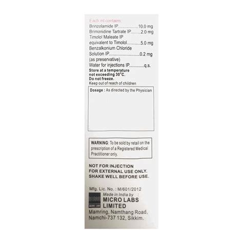TRISOPT Ophthalmic Solution 5ml – Global Surgicals