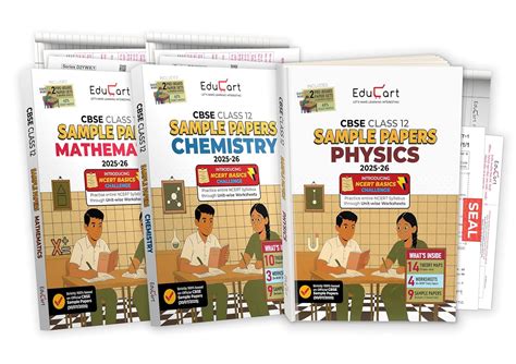 Educart CBSE Sample Paper Class 12 2025-26 - Physics, Chemistry ...