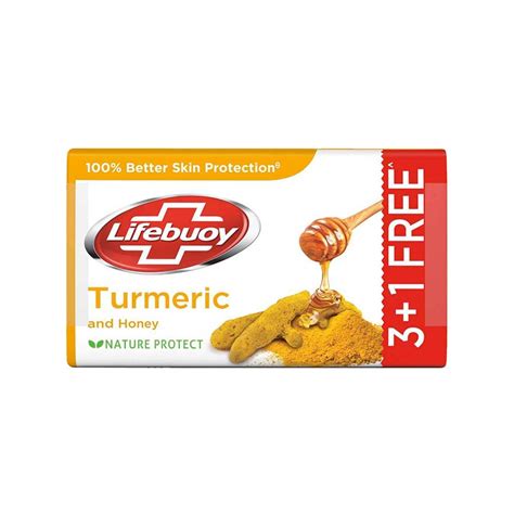 Buy Lifebuoy Turmeric 100% Skin Protection Soap, 125 g (Pack of 4 ...