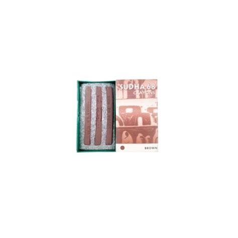 htconline.in| Sudha 68 Dry Crayons Brown (3 Pieces) - htconline.in
