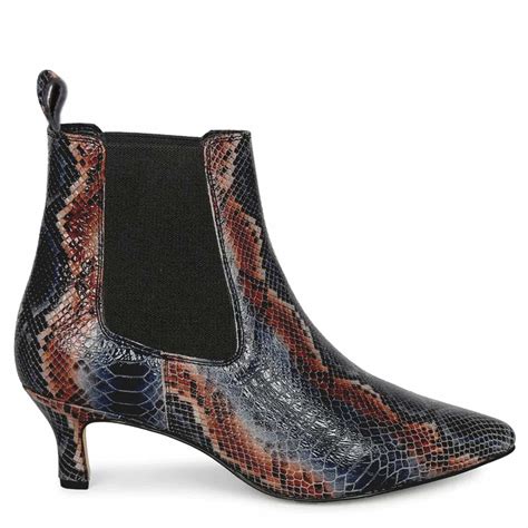 Saint Chloé Snake Leather Heel Ankle Boots – SaintG India