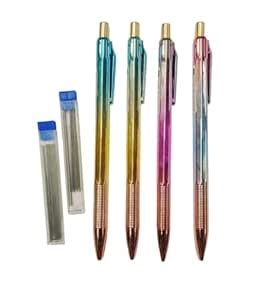 Zest4Kids- Unique Fancy Metal Mechanical Pen Pencil Set – Multicolour 0 ...