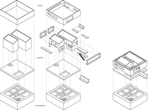 Exploded Axonometric Drawing Meet Paintingvalley Drawings Dwelling ...
