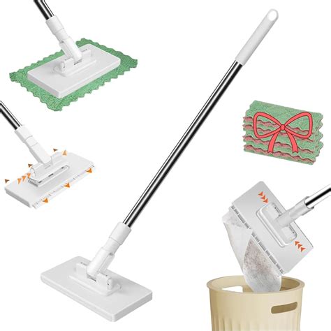 Mop Desechable , 2025 New Mop Desechable, Disposable Dust Mop No-Touch ...