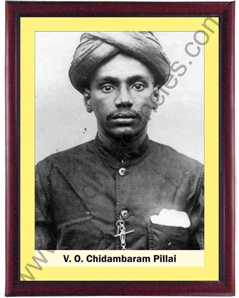 Buy V.O.Chidambaram Pillai Photo Lamination and Synthetic Wood Frame ...
