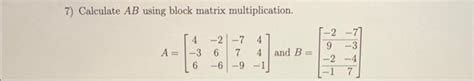 Image result for Block Matrix Multiplication Practice