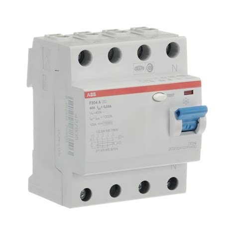 2CSF204101R1400 F204 A-40/0,03 ABB | ABB F200 RCCB, 40A, 4 Pole, 30mA ...