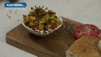 Paneer Zucchini Bhurji With Oil Recipe for Kids, Quick & Easy