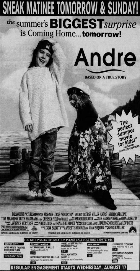 Andre (1994) Cast and Crew, Trivia, Quotes, Photos, News and Videos ...