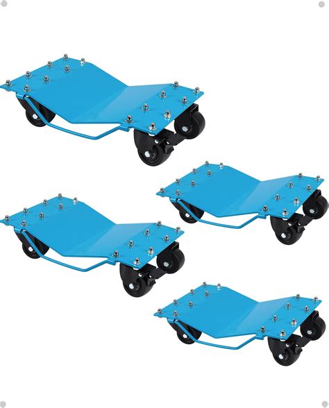 Amazon.com: Heavy Duty Wheel Dolly Set - 4 Piece Car Moving Dollies, 6000 lbs Capacity, Steel ...
