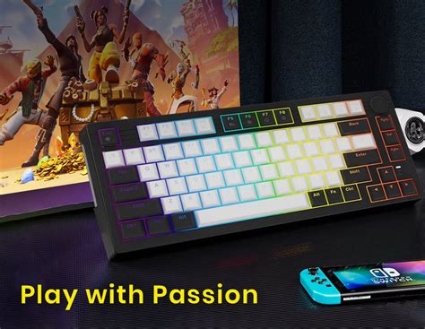 DAREU EK75 Mechanical Wired Gaming Keyboard with 75% TKL layout ...