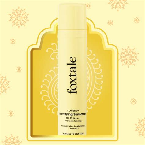 Buy Matte Finish Sunscreen Online at Best Price - Foxtale