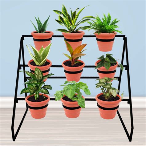 Willow Planter Stand-Metal Planter Stand,Pot Stand and Flower Pot Hold ...