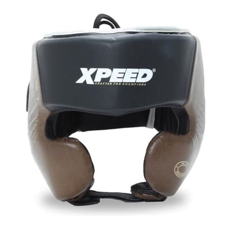 Xpeed Premium Leather Headguard for Boxing, Karate, MMA, Kickboxing ...
