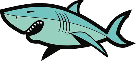 Great white shark Fish - vector shark png download - 2386*1068 - Free ...