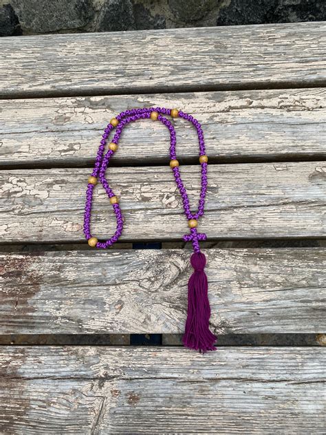Handcrafted Greek Orthodox Prayer Rope, 100 Knot Komboskini Chotki ...