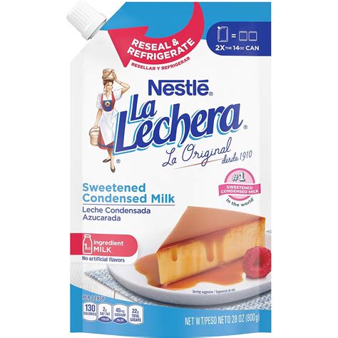 Amazon.com : Nestle La Lechera Sweetened Condensed Milk, 28 Oz Squeeze ...
