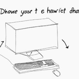How To Draw A Computer - A Step By Step Drawing Guide – Custom Paint By ...