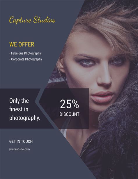 Free Photography Flyer Templates, Editable and Printable