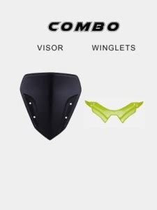 auto trends MT-15 VISOR+WINGLET-GREEN Bike Fairing Kit Price in India ...
