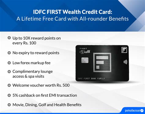 IDFC First Wealth Credit Card- Unlimited Rewards, Zero Annual Fee - 01 ...