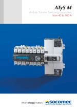 Automatic Changeover Switch ATyS t M | Socomec