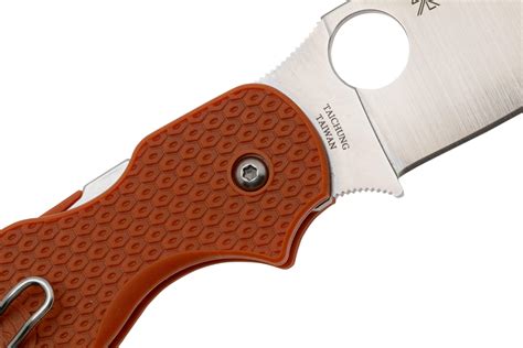 Spyderco Sage 5 Lightweight CPM REX 121 C123BORP Burnt Orange FRN ...