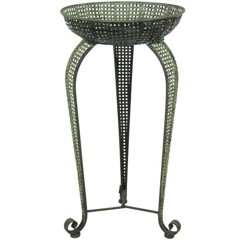 Oriental Furniture Perforated Circulare Iron Display Stand : Amazon.in ...