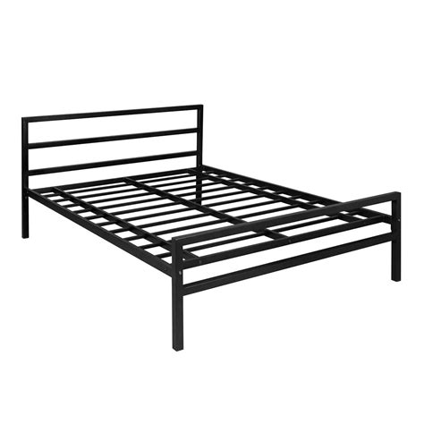 Buy Striker Metal Bed & Lite King Size Comfort Mattress Online ...