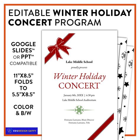 Image result for Winter Concert Program