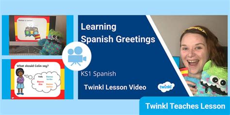 👉 KS1 (Ages 5-7) Spanish: Greetings Video Lesson