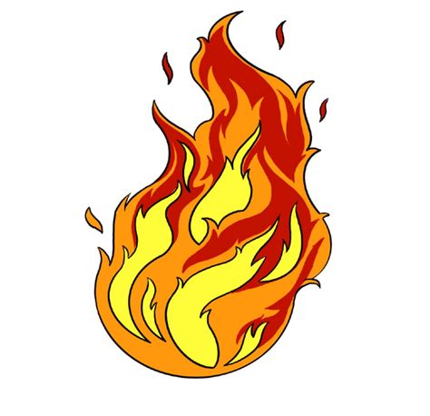 How to Draw Fire Flames Easy - 9 Fire Flames Drawing Lesson how do you ...