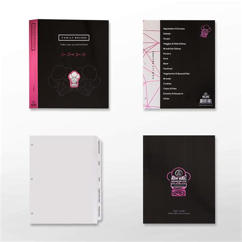 Buy Ahh Hah! Family Recipe Organizer Kits: LONG Index Tabs for Three ...
