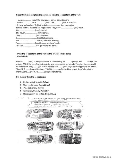 Image result for Present Simple Test