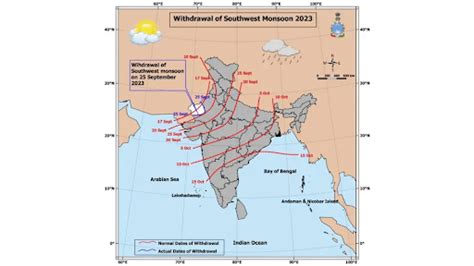 Monsoon Begins Its Withdrawal