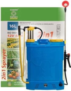 AGROMILL 2in1 Battery sprayer pump machine charger Agriculture ISO 12V ...