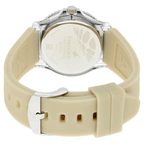 Buy Online Fastrack Quartz Analog Beige Dial Plastic Strap Watch for ...