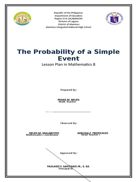 Theoretical Probability of Simple Events 的图像结果