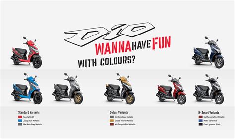 Honda Dio On Road Price In Bangalore | 4 Variants Colour