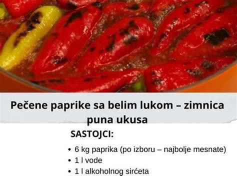 Pečene paprike sa belim lukom – zimnica puna ukusa – Recepti i zdravlje