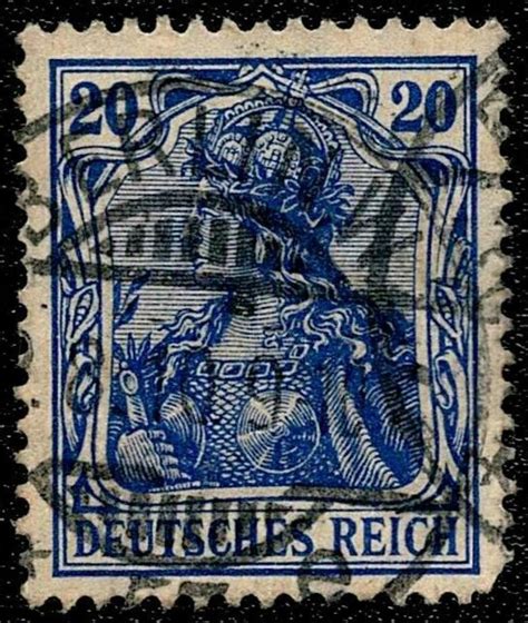 SCG1630 - Germany – 20 Pf Germania Overprint (Used) – Stamp and Cover ...