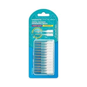 Watsons Gentle Massage Interdental Brush With Tapered Rubber Bristles ...