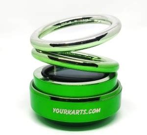YOURKARTS.COM CAR DASHBOARD SOLAR POWER NEW PVC RING PERFUME WITH ...