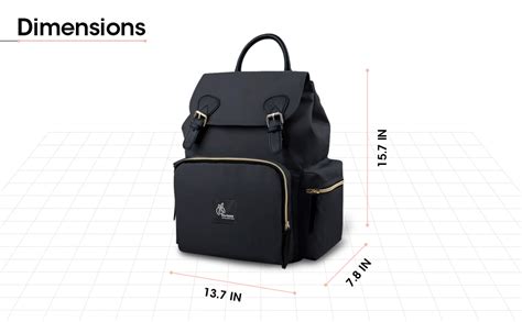 Caramello Bliss Baby Diaper Bag, Multipurpose & Waterproof