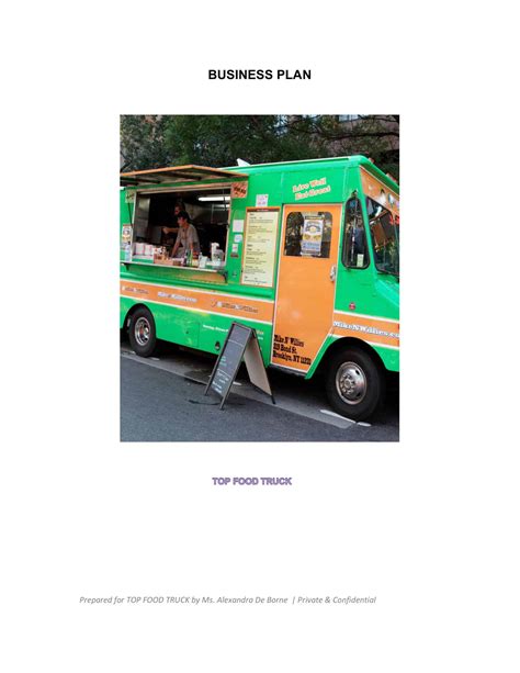 Business Plan Template Food Truck - Nationalshibarescue.org