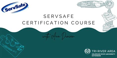 ServSafe Certification Course, Montrose County Event Center, 15 January ...
