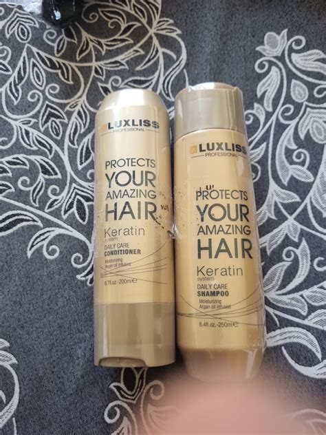 Luxliss Keratin Daily Care Conditioner & Shampoo - Gold edition(Pack of ...