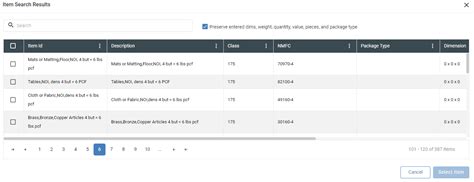 Image result for Freight Class Classification Chart